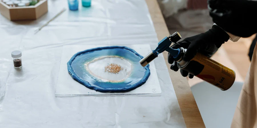 Slow-reaction UV resin for ceramics Slow-reaction UV resin for ceramics