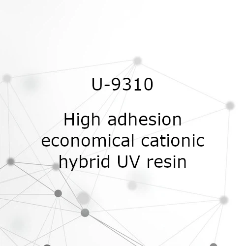 High energy curing UV resin 800-1000mj
