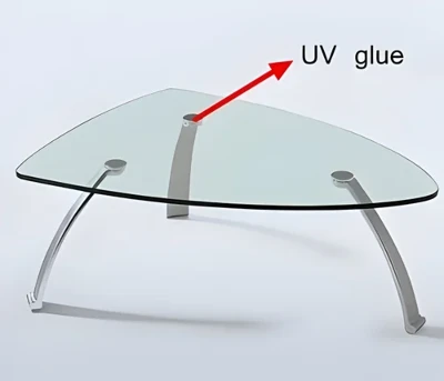 UV adhesive for glass-metal bonding UV adhesive for glass-metal bonding