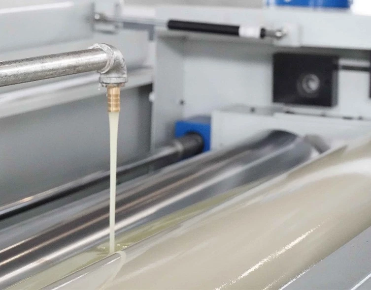 UV roller coating for metal surfaces UV roller coating for metal surfaces